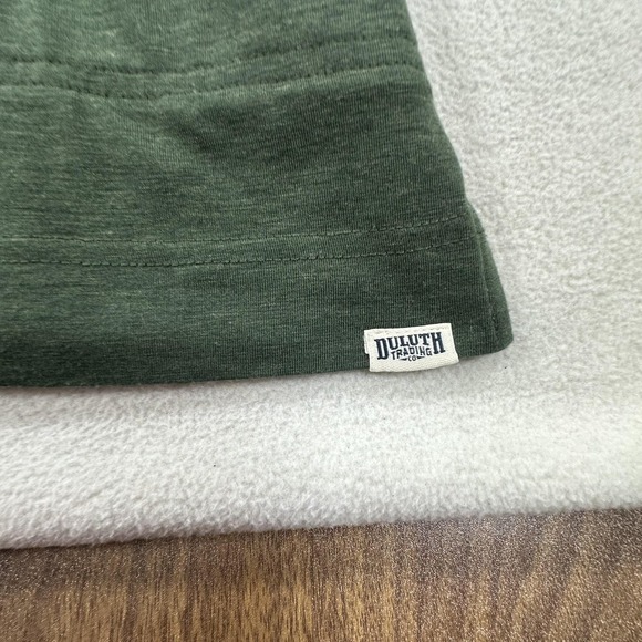 Duluth Dry And Mighty Hoodie Tunic Womens Large Green Wool Lightweight Outdoor - Picture 3 of 11